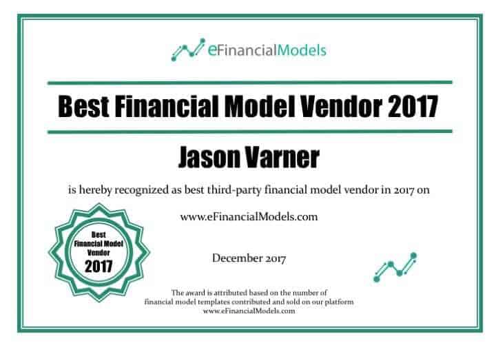 Best Financial Model Vendor 2017