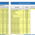 Cost Settings for Monthly, Startup, and CapEx Expenses | eFinancialModels Overview