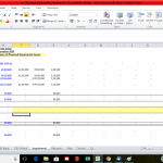 Impairment Testing Summary Template | eFinancialModels Summary of impairment loss calculations in an Excel financial model.