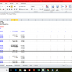 Impairment Testing Financial Model in Excel | eFinancialModels Financial model displaying projected cash inflows and net present value calculations.