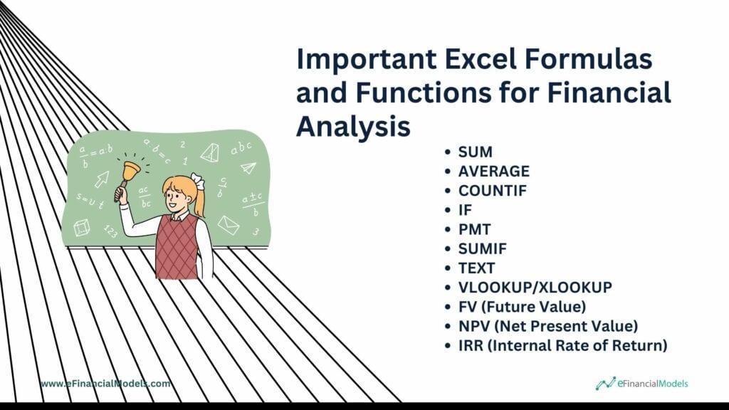Essential Excel Formulas for Financial Analysis | eFinancialModels 4 - Important Excel Formulas and Functions for Financial Analysis