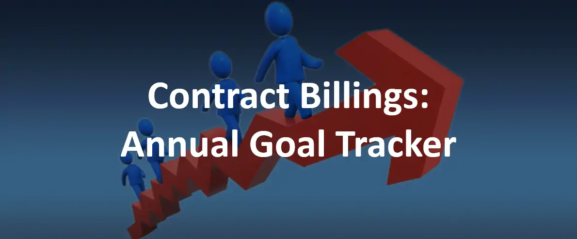 Contract Billing - Annual Goal Tracker