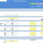Timing Assumptions for Hotel Business Valuation Model | eFinancialModels Hotel business planning model showing scenario analysis for KPIs and key financial indicators.