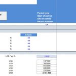 Construction Cost Allocation in Real Estate Model | eFinancialModels Construction cost breakdown and allocation details in a real estate financial model.