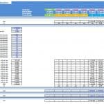 Hydro Dam Financial Model Overview | eFinancialModels Financial model showing revenue and expense projections for hydro dam startup.