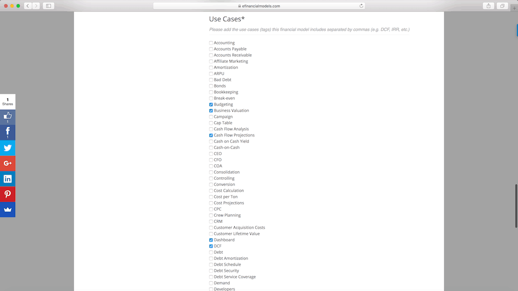 Use Case checklist