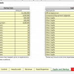 Startup Costs and CapEx Breakdown Table | eFinancialModels Startup and CapEx cost breakdown for financial planning in Excel