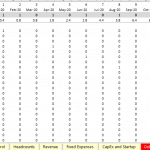 AE Matrix: Monthly Deal Volume Analysis | eFinancialModels AE matrix detailing deal volume against monthly staffing changes.