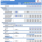 Nail Salon Financial Model Asset Calculations | eFinancialModels Financial model showing investment costs and depreciation for a nail salon's assets.