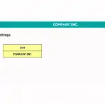 Financial Dashboard Settings Interface Example | eFinancialModels Dashboard settings for financial year start month and company name input.