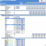 Nail Salon Financial Model Overview | eFinancialModels Financial model layout for nail salon with pricing, occupancy, and inflation details.