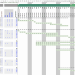 Fundraising Project Timeline Overview | eFinancialModels Fundraising project plan template with tasks and completion percentages across a timeline.