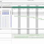 Project Management Template Overview | eFinancialModels Project management spreadsheet detailing tasks, timelines, and team member allocations.
