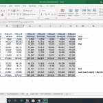 Balance sheet detailing assets and liabilities over several fiscal years.