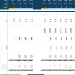 ABC Ltd Financial Projection Template Overview | eFinancialModels Financial projection template displaying calculations for revenue and sales volumes.