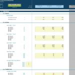 ABC Ltd Financial Projection Overview | eFinancialModels Financial model template showing sales forecasts and cost assumptions for ABC Ltd.