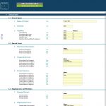 Setup inputs for Project ABC, including project details and cost categories.