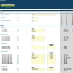 ABC Ltd Financial Projection Setup Inputs | eFinancialModels Setup input form for ABC Ltd's financial projection model.