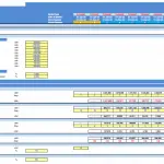Shopping Mall Financial Model Input Assumptions | eFinancialModels Input section for operating costs and balance sheet assumptions in a shopping mall financial model