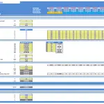 Shopping Mall Financial Model Input Template | eFinancialModels Input fields for financial model template of a shopping mall, detailing assets, liabilities, and assumptions.