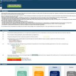 Financial projection front sheet with disclaimers and content outline.