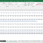 Trade Receivables DSO Calculation in Excel | eFinancialModels Excel sheet showing trade receivables DSO calculation and revenue data.
