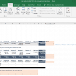 Cap Table for Series A Fundraising | eFinancialModels Excel spreadsheet displaying the cap table for a Series A fundraising round with valuations and investor contributions.