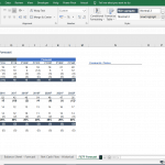 Free Cash Flow to Firm Analysis - Historical and Forecast | eFinancialModels Free Cash Flow to Firm table showing historical and forecast data for EBITDA and NWC changes.