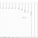 Excel Template for Financial Data Input | eFinancialModels Excel spreadsheet illustrating financial data matrices for analysis.