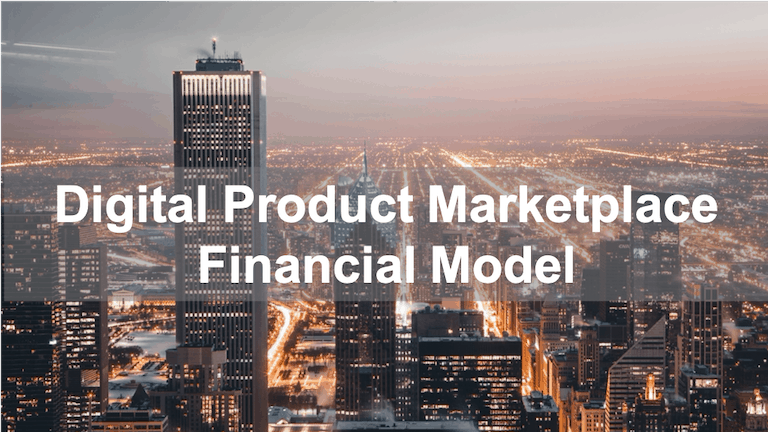 Digital Product Marketplace Model