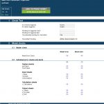 ABC Ltd Financial Model - SysCheck Overview | eFinancialModels SysCheck sheet showing error counts and model validation status