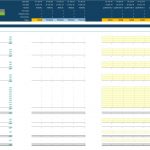 Income Statement Actuals from Financial Projection Model | eFinancialModels Income statement with actuals and forecasts for revenue and expenses.