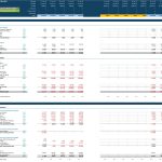 ABC Apps Ltd Financial Projection Template Overview | eFinancialModels Financial model showing balance sheet and cash flow projections for ABC Apps Ltd.