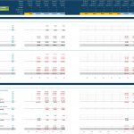 ABC Ltd Balance Sheet and Cash Flow Projection | eFinancialModels Balance sheet and cash flow statement for ABC Ltd, detailing assets and liabilities.