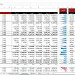 Excel balance sheet for coworking model showing 6-year financial data and analysis.
