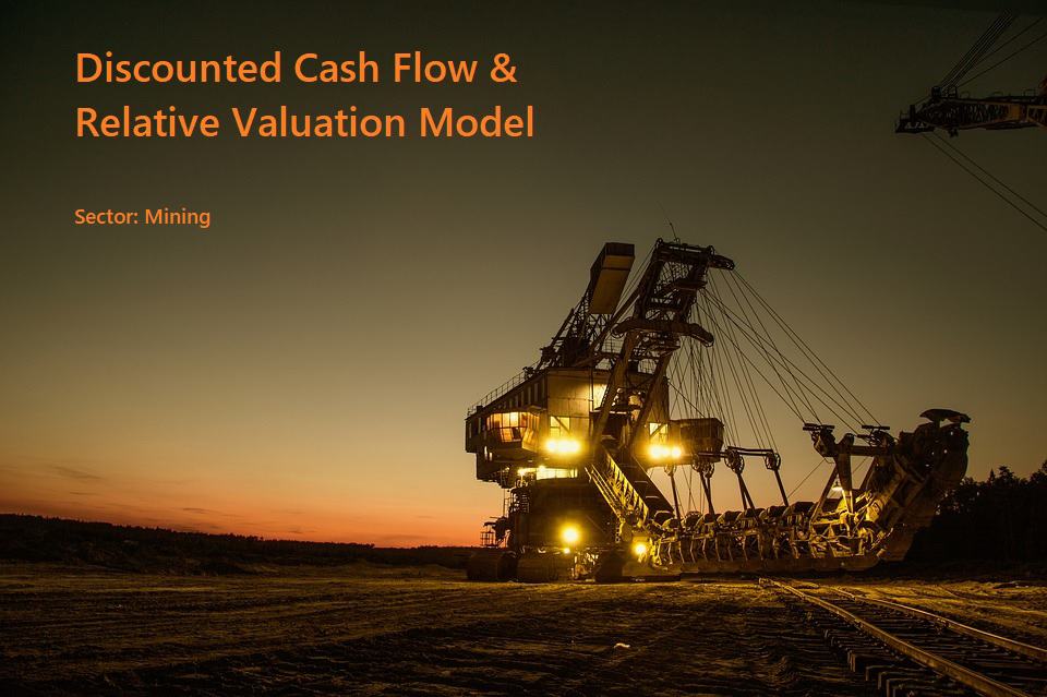 Discounted Cash Flow DCF Valuation Model Template (Mining Company)
