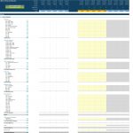 Actuals Income Statement for Restaurant ABC Ltd | eFinancialModels Actual income statement layout for Restaurant ABC Ltd showing revenues and expenses breakdown.
