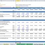 Cash Flow Statement for Bank Limited (FY Ended March) | eFinancialModels Cash flow statement showing actual and forecast cash flows for Bank Limited.