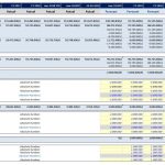 Financial Debt Overview and Projections (FY 2016-2025) | eFinancialModels Table illustrating financial debt metrics and projections from FY 2016 to FY 2025.