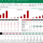 Annual Traffic and Revenue Projection Overview | eFinancialModels Projected annual traffic and revenue breakdown for six years in Excel model.