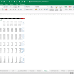 Comprehensive Financial Ratio Analysis Spreadsheet | eFinancialModels Financial ratio analysis table displaying trends in multiple financial metrics.