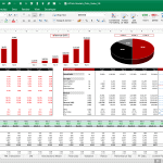 Subscription Revenue Model Overview in Excel | eFinancialModels Detailed Excel model showing subscriber base and revenue forecasts for a subscription business.