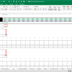 Development Cost Model Spreadsheet Overview | eFinancialModels Cost model spreadsheet showing development costs, timelines, and monthly allocations in Excel.