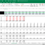 Assumptions Matrix for Financial Projections | eFinancialModels Assumptions matrix displaying six years of traffic and revenue forecasts in Excel.