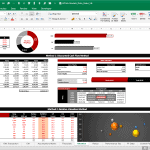 Financial Valuation Methods in Excel Model | eFinancialModels DCF and Relative Valuation analysis spreadsheet with key financial figures.
