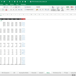 Financial Ratio Analysis Over Six Years | eFinancialModels Ratio analysis table showcasing growth and profitability metrics over six years.