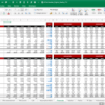 Comprehensive Financial Model Template Screenshot | eFinancialModels Excel financial model template with income statement and balance sheet data.