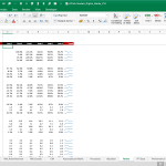 Comprehensive Ratio Analysis Over Six Years | eFinancialModels Ratio analysis spreadsheet displaying key financial metrics over six years.