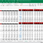 Comprehensive Financial Model Template Overview | eFinancialModels Financial model screenshot with Income Statement and Balance Sheet metrics.