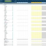 Actual income statement displaying revenues, costs, and expenses over time for financial analysis.